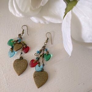 Vintage Earrings 2.75 inch